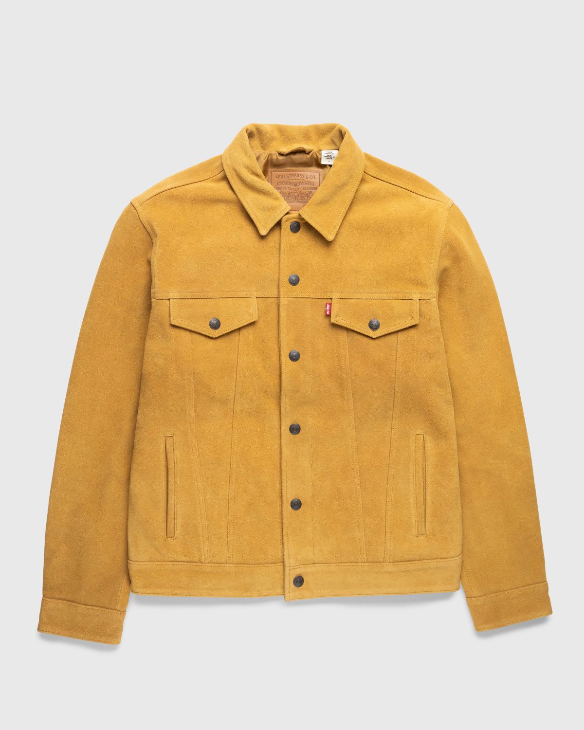 Levi's – Highland Suede Trucker Jacket Brown | Highsnobiety Shop